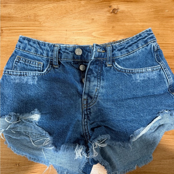 Forever 21 Pants - Forever 21 Blue Jean Shorts with Frayed Hem